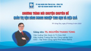 SME Bà Rịa- Vũng Tàu: Khám phá bí quyết thành công của các DN thông qua quản trị vận hành tinh gọn và hiệu quả