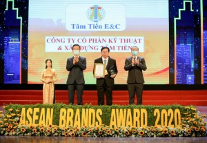 CÔNG TY CỔ PHẦN KỸ THUẬT & XÂY DỰNG TÂM TIẾN ĐÃ ĐƯỢC VINH DANH ĐÓN NHẬN GIẢI THƯỞNG: TOP 10 THƯƠNG HIỆU MẠNH ASEAN 2020