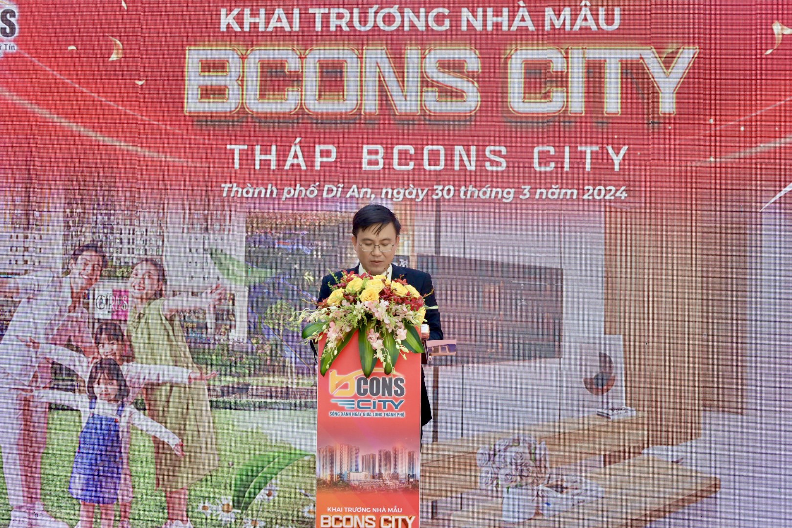 Khai trương khu căn hộ nhà mẫu Bcons City